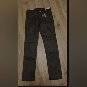 Gap KIDS jeans Size 8 Black Coated Jeans For Girls